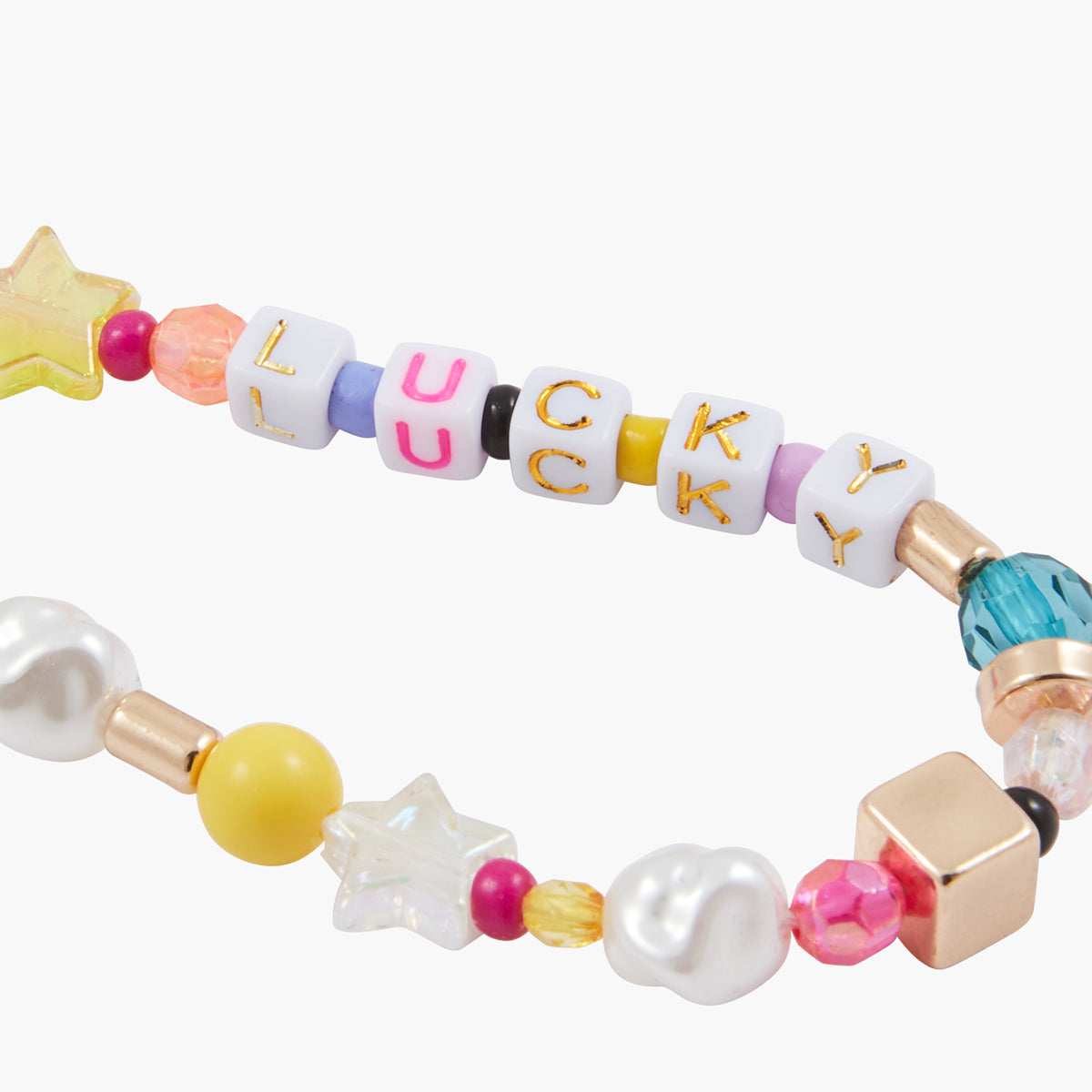 Bijou de téléphone perles multicolores Fantasy