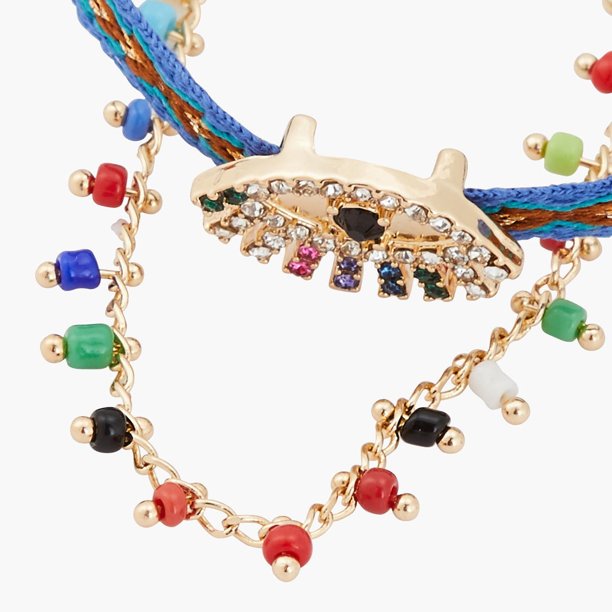 Bracelet 2 rangs oeil Celestial