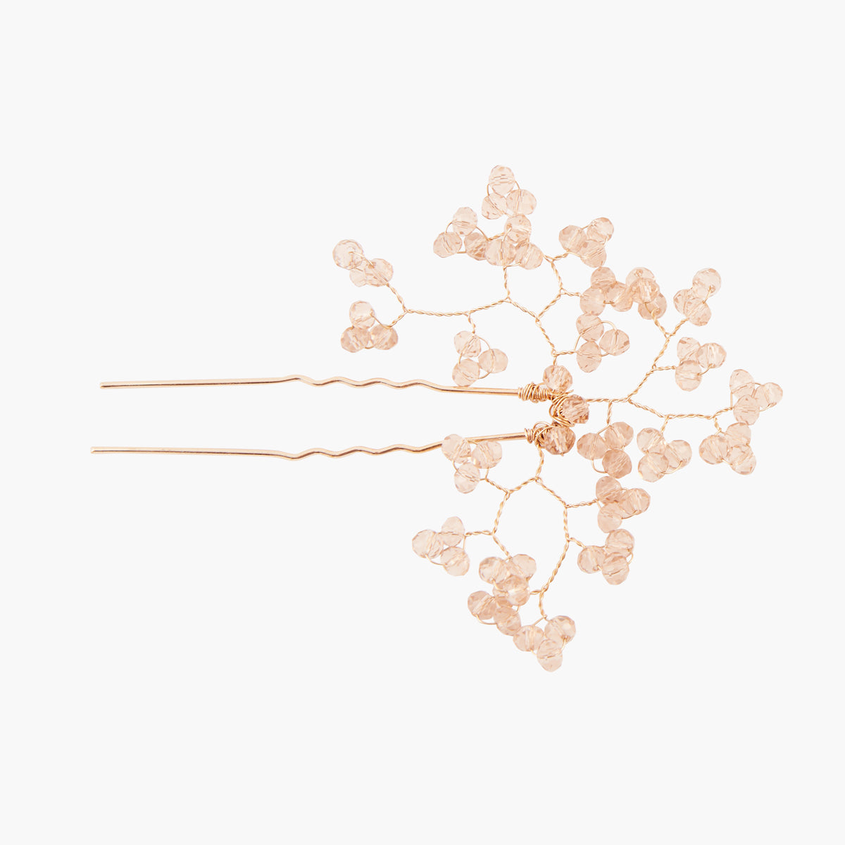 Epingle à cheveux perles à facettes