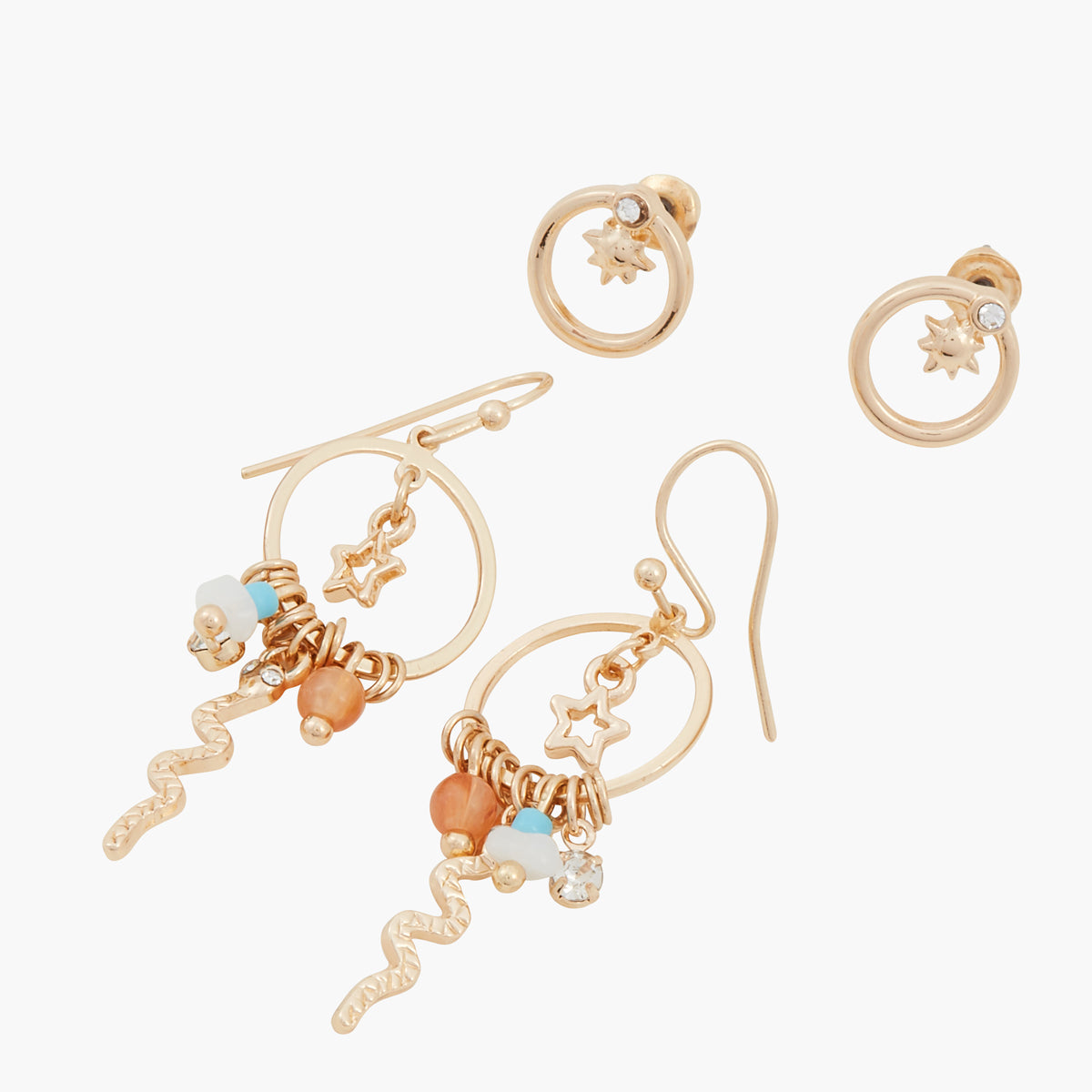 Set de boucles d'oreilles pampilles Neo Precious