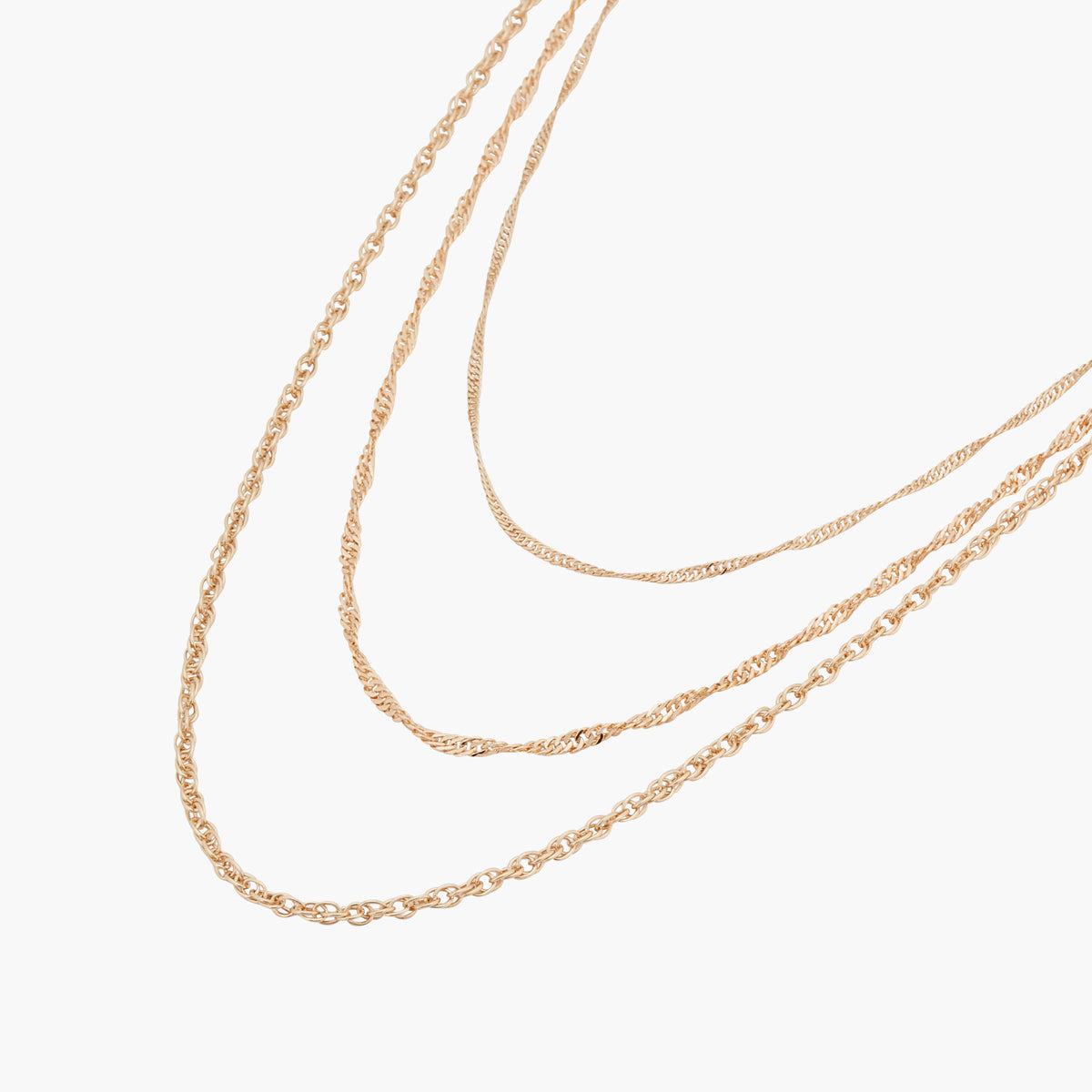 Collier 3 rangs Winter Shine