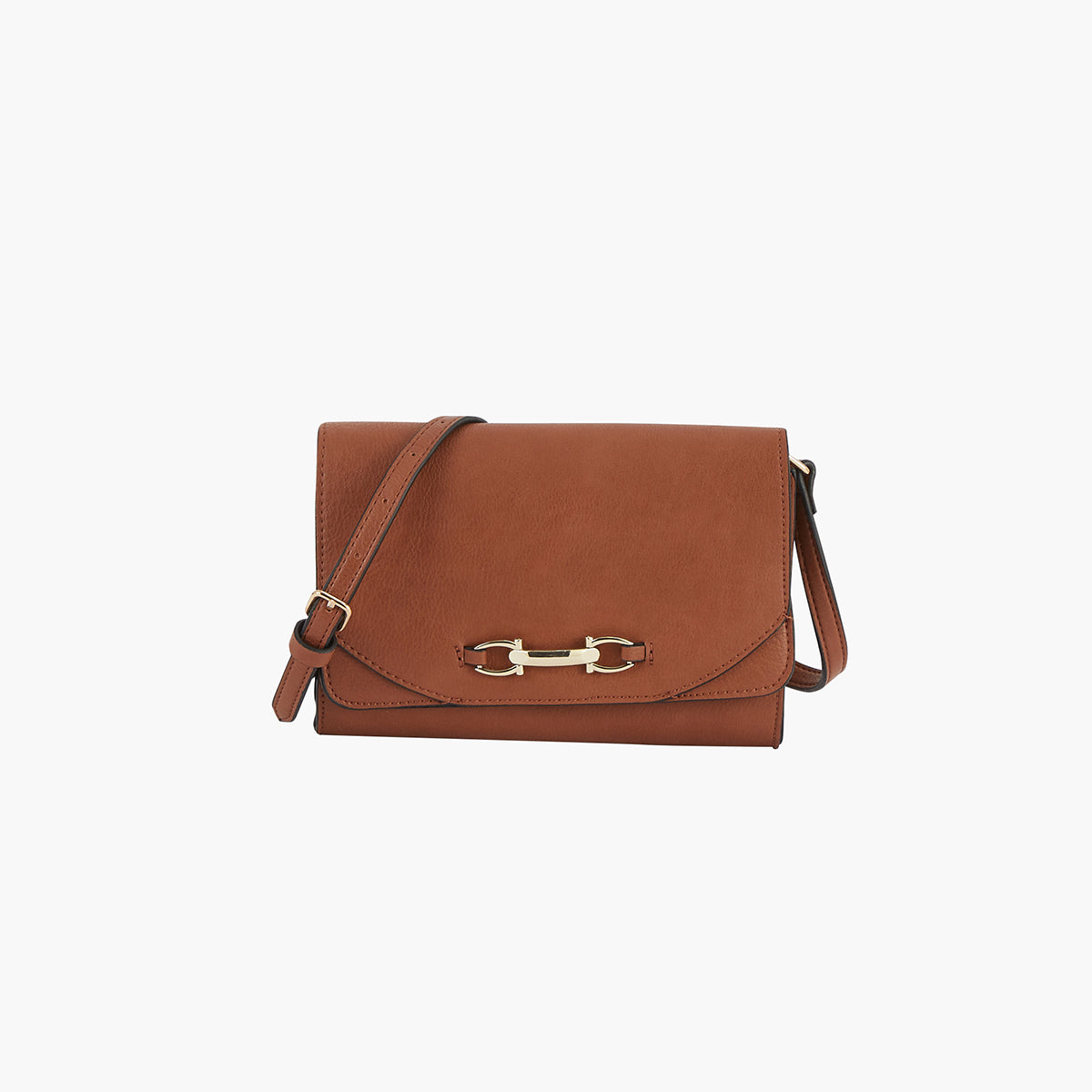 Petit sac à bandoulière camel