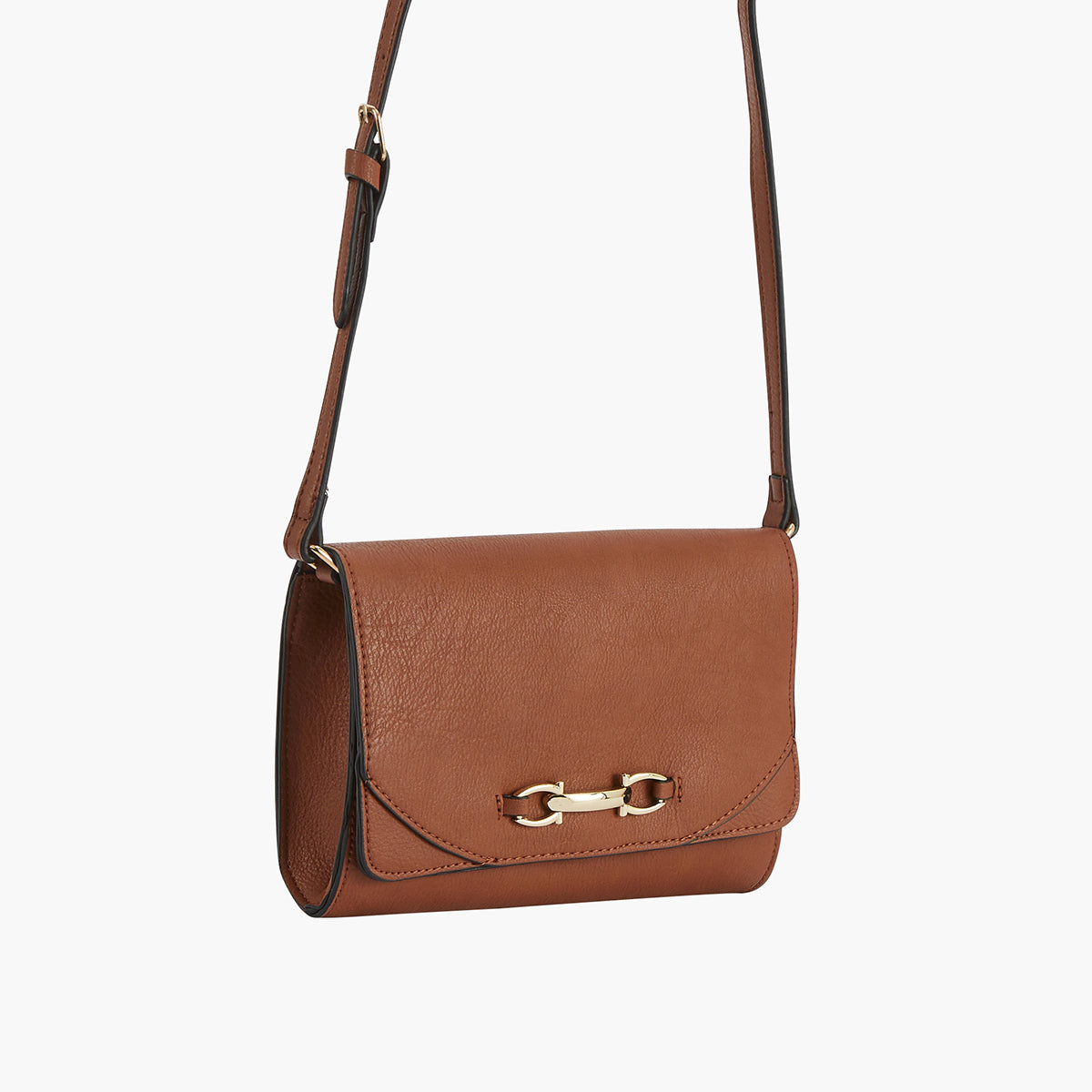 Petit sac à bandoulière camel