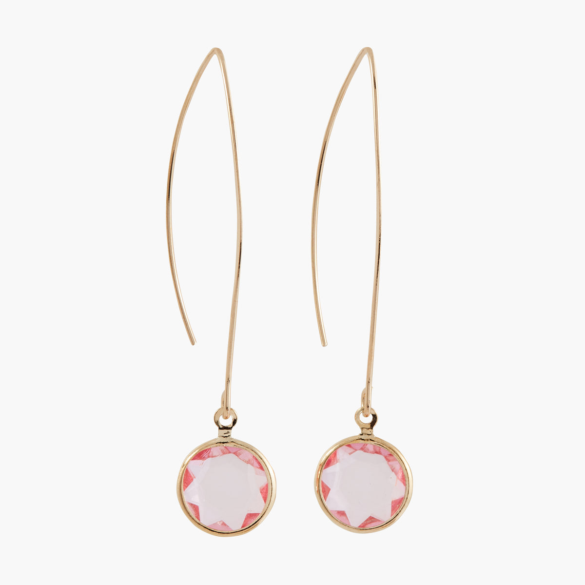 Boucles d'oreilles perles facettées Winter Shine