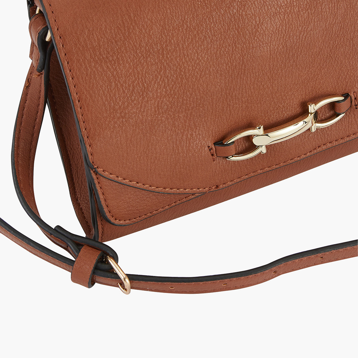 Petit sac à bandoulière camel