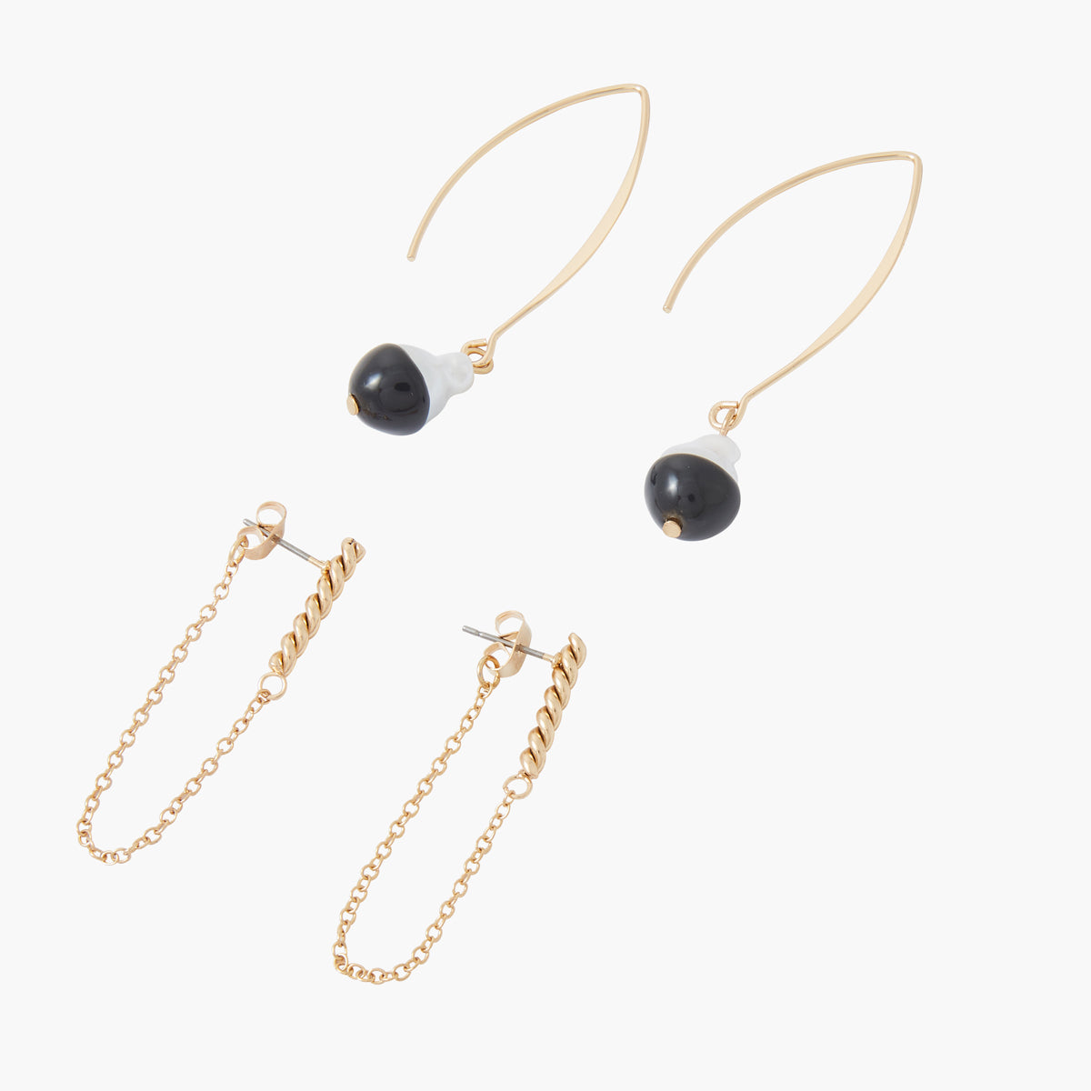 Set de boucles d'oreilles pendantes Wild