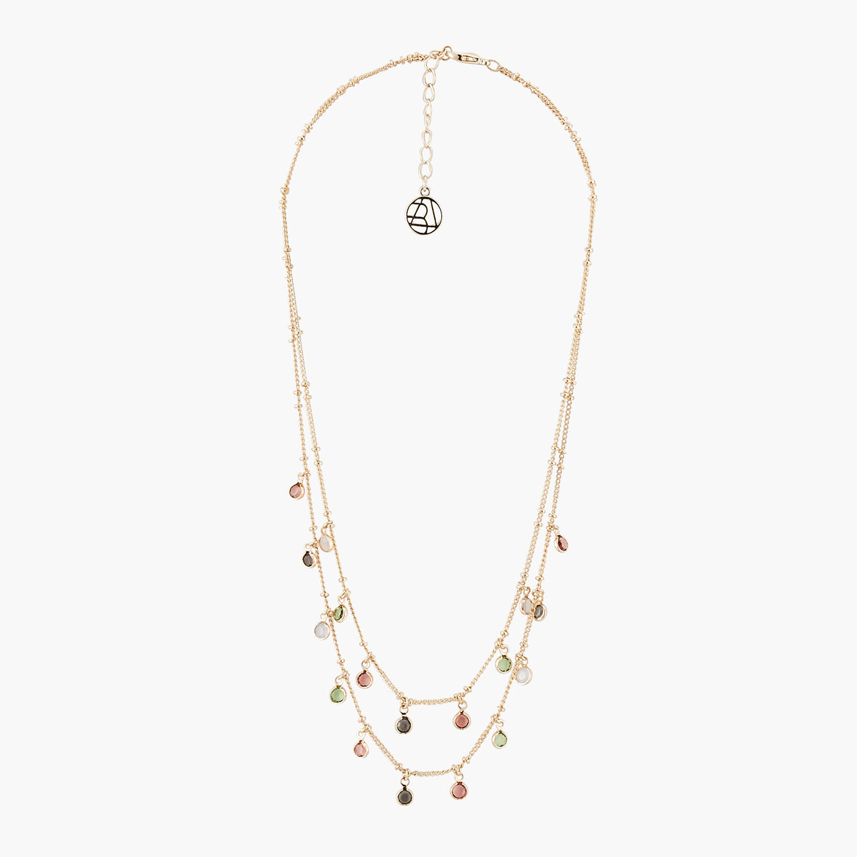 Collier perles multicolores Winter Shine