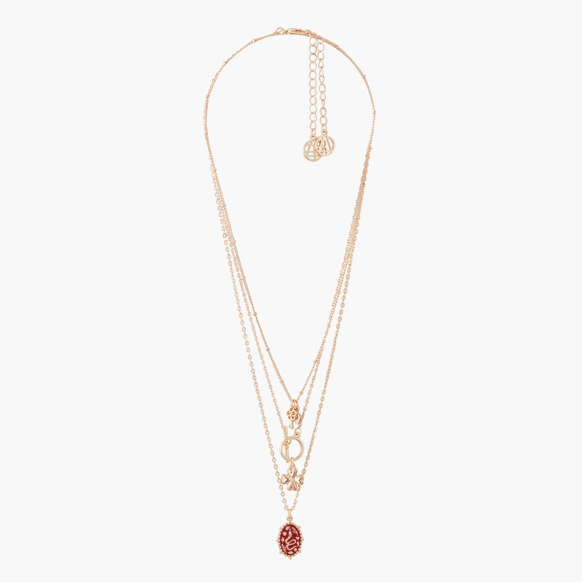 Set de 3 colliers charms Talisman