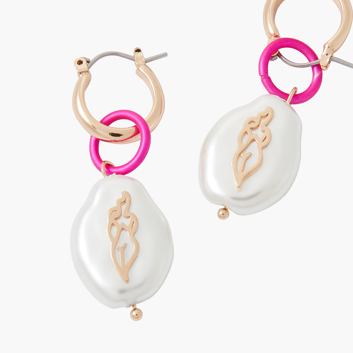 Boucles d'oreilles pendants Body Positive