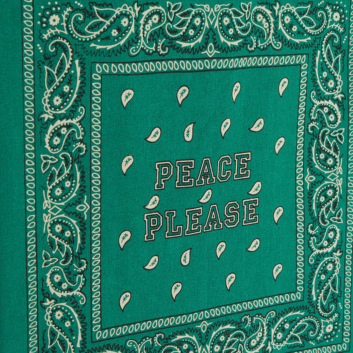 Tote bag bandana vert