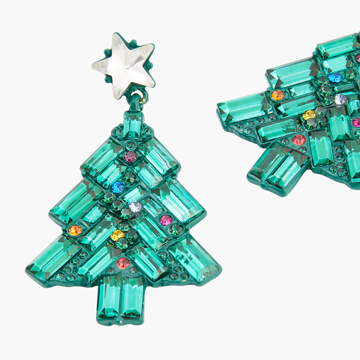 Boucles d'oreilles Noël sapin