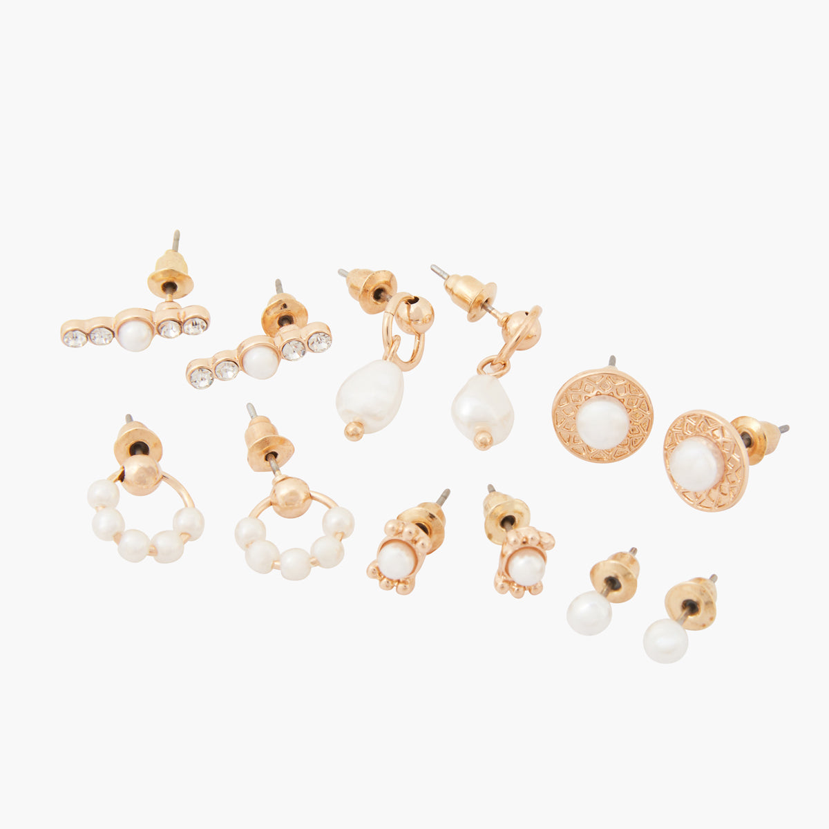 Set de 6 puces d'oreilles assorties