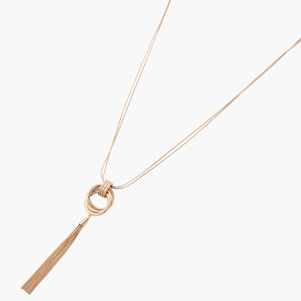 Sautoir chaîne serpent à noeud