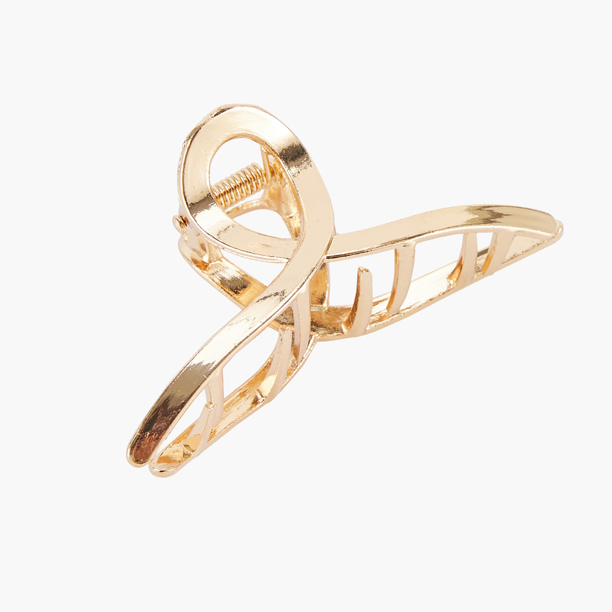 Pince crabe en métal doré