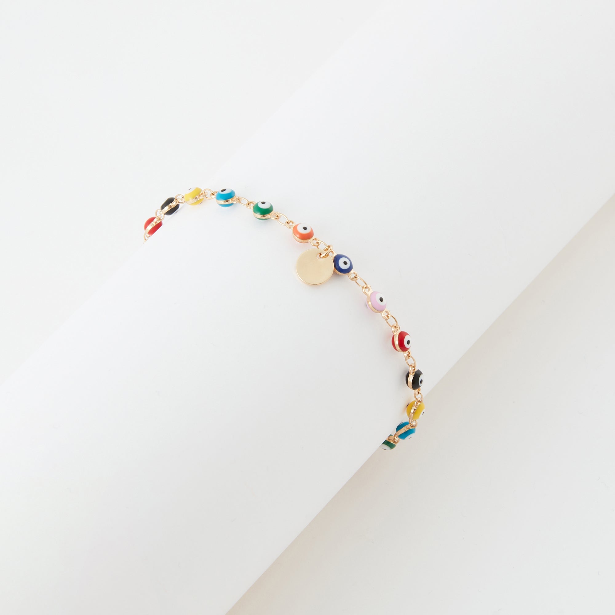 Chaine de cheville œil multicolore