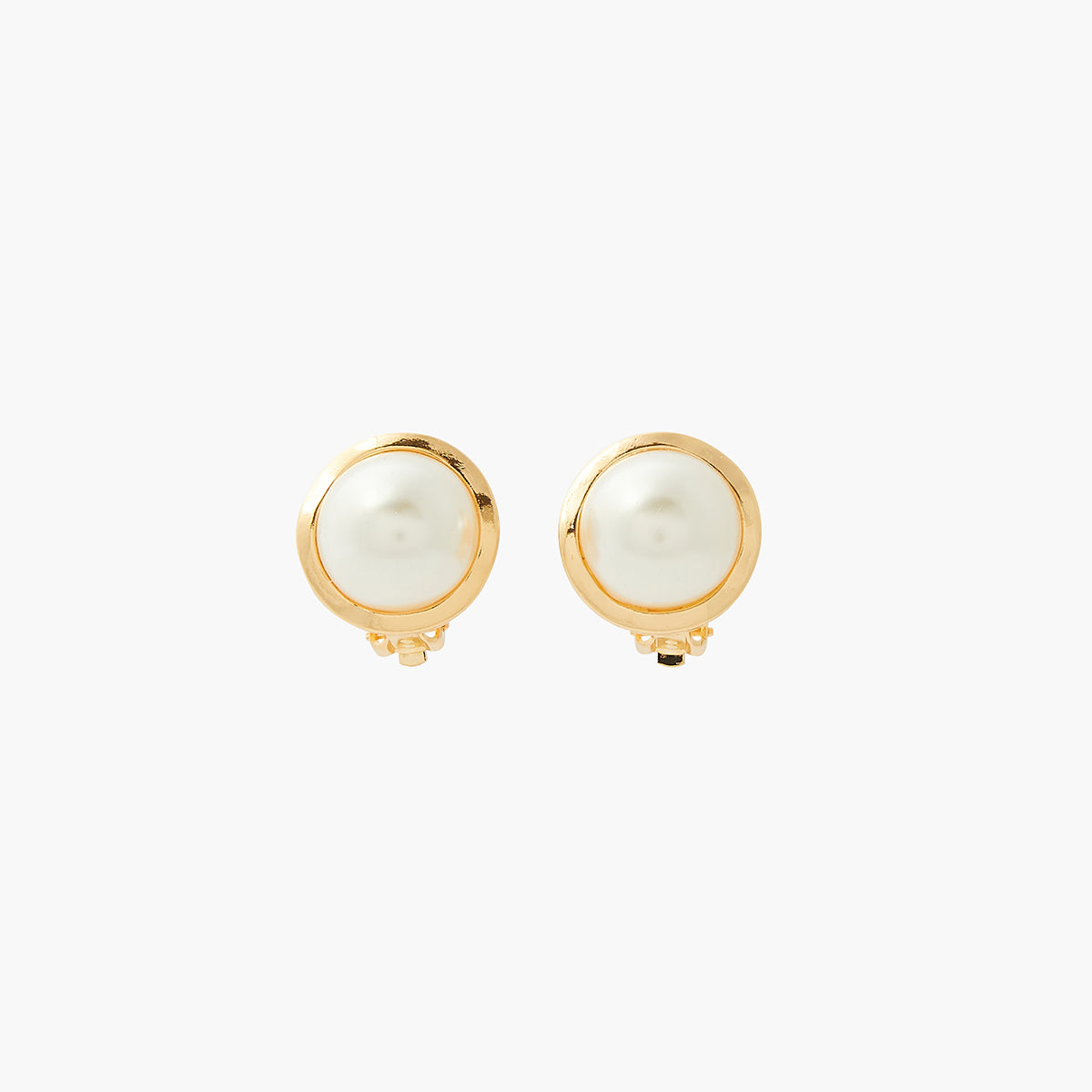 Clips d'oreilles perles