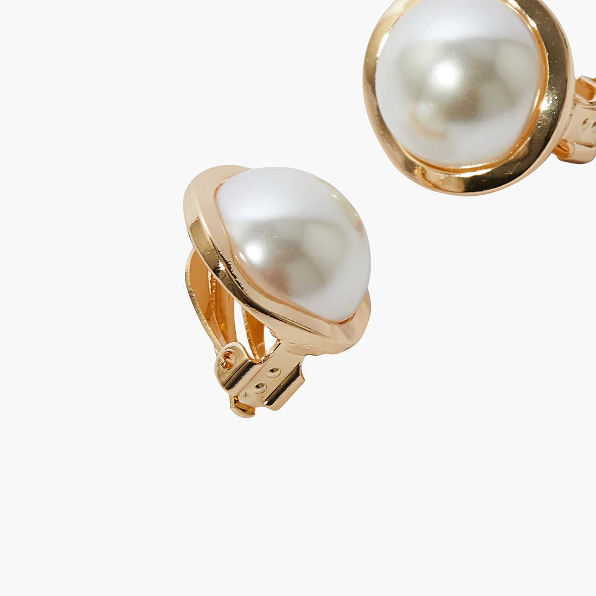 Clips d'oreilles perles