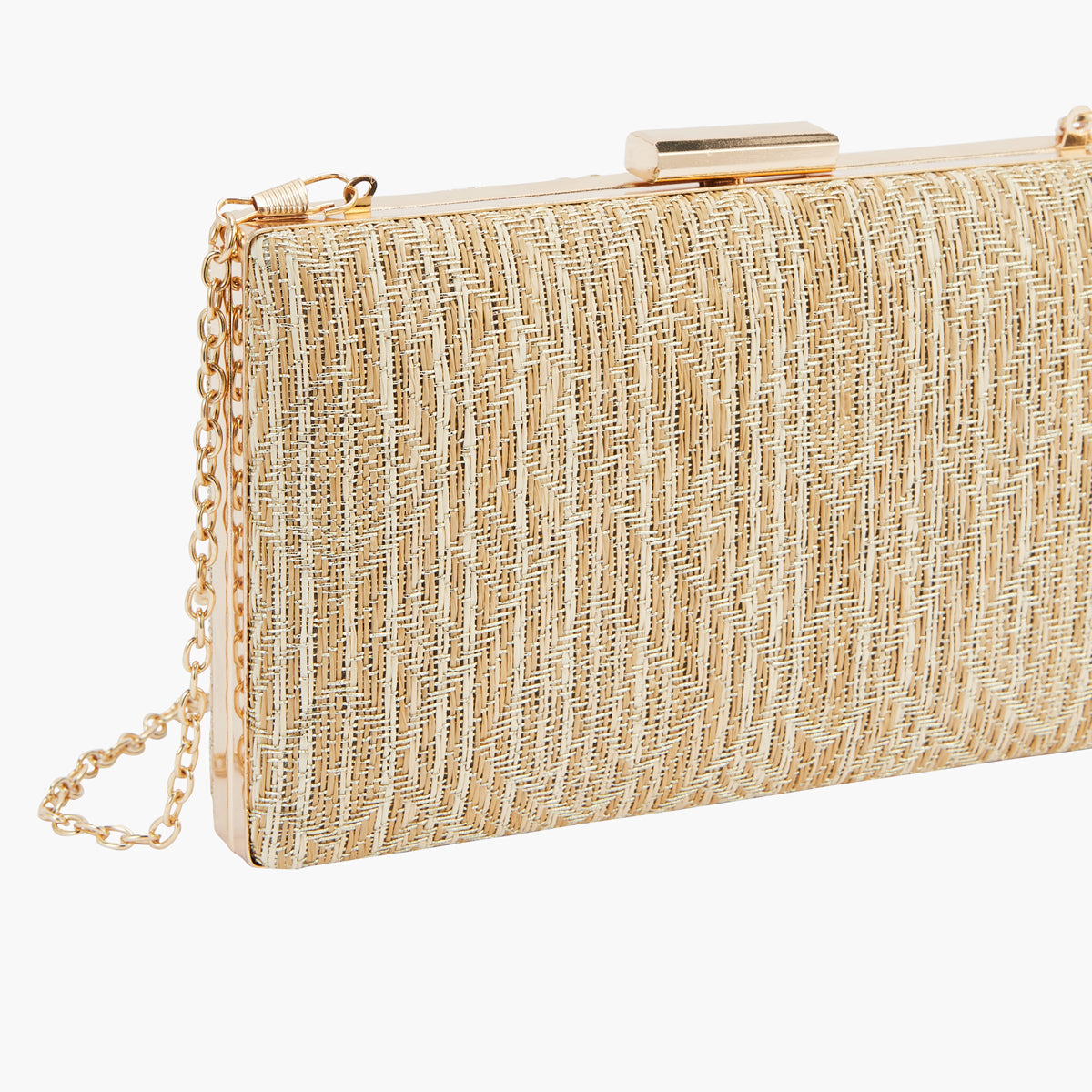 Minaudière effet paille