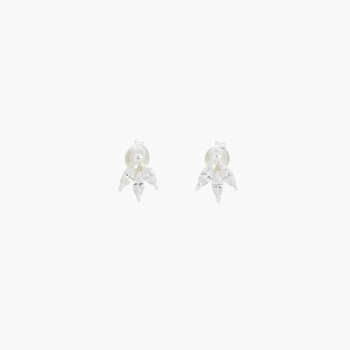 Puces d'oreilles zircon - argent garanti 925