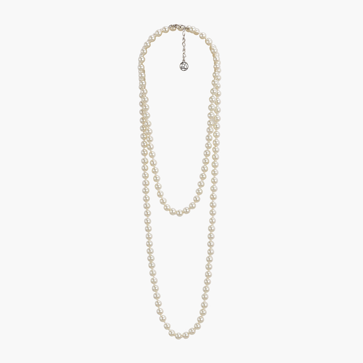 Sautoir perles de verre 8mm