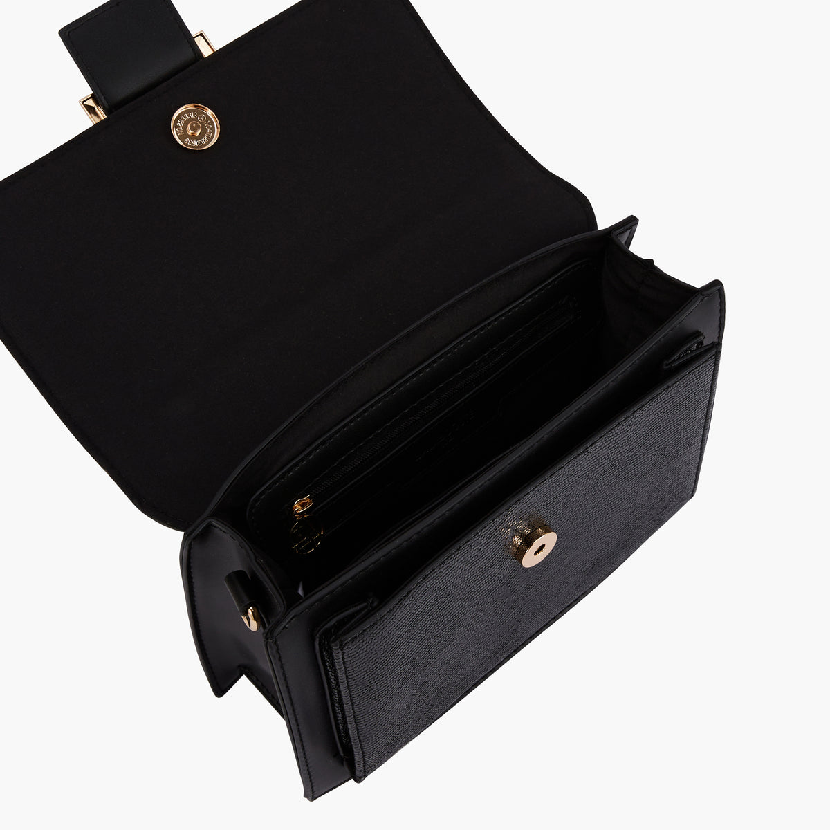 Petit sac à bandoulière boucle ceinture - noir