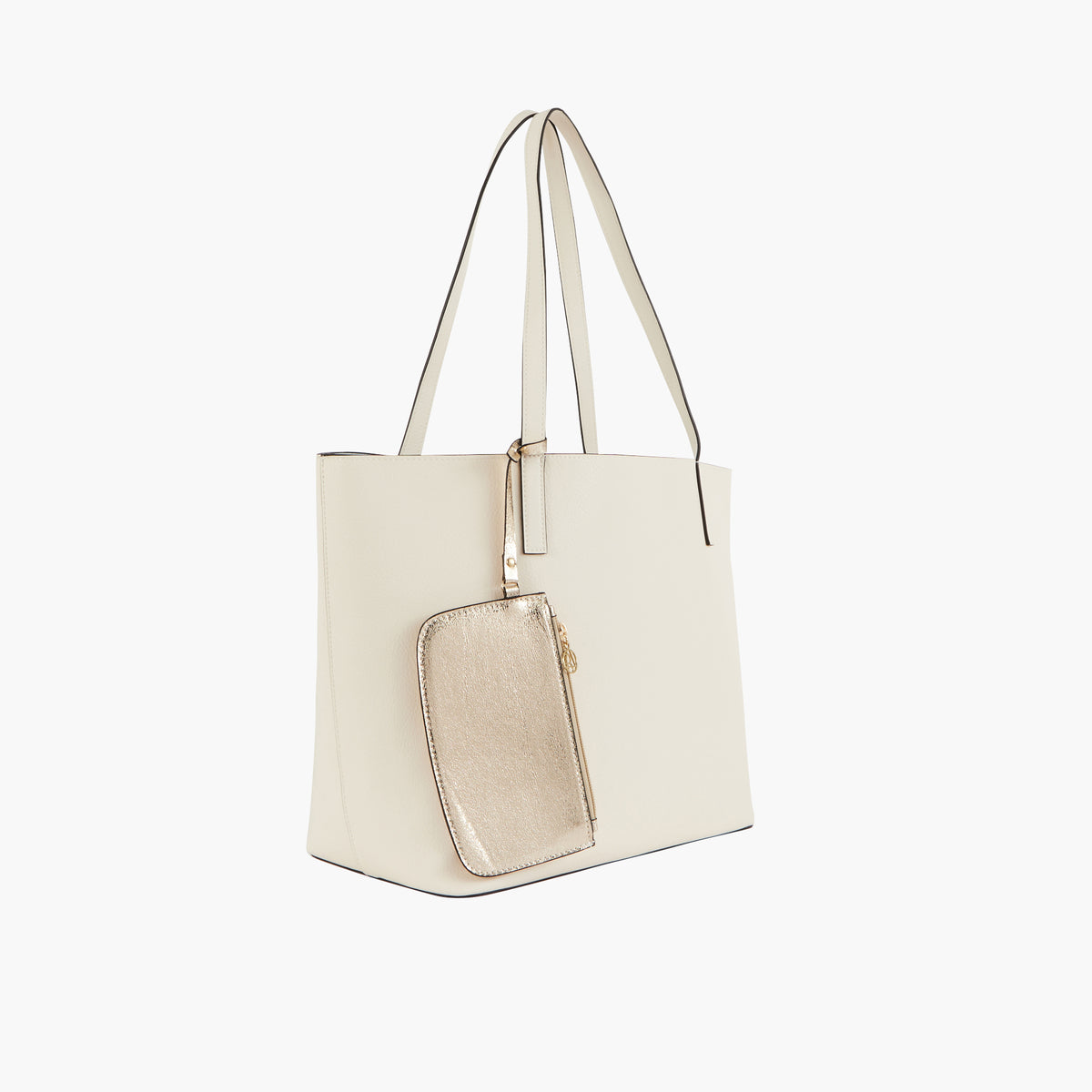 Sac cabas avec pochette - écru