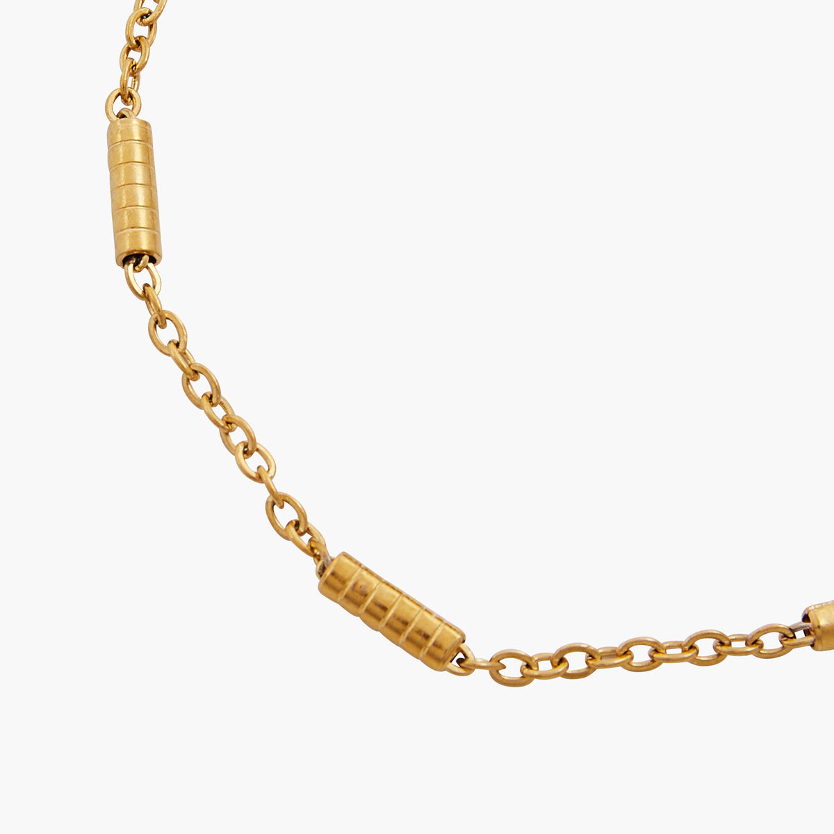 Bracelet chaine fine acier inoxydable doré