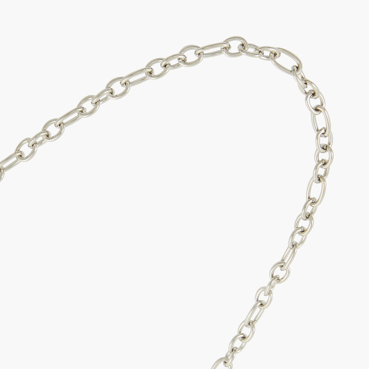 Collier à maillons argenté