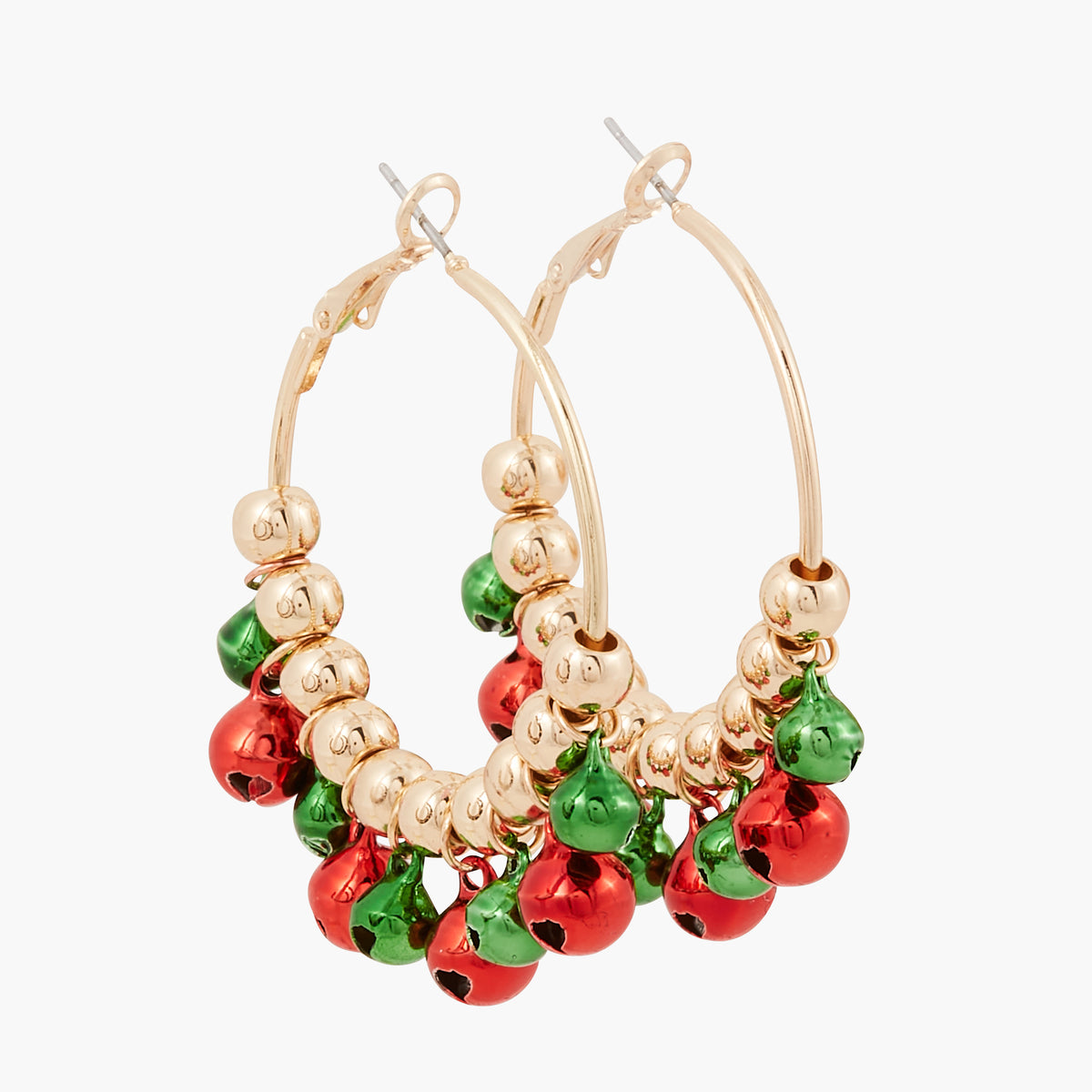 Créoles de Noël avec grelots