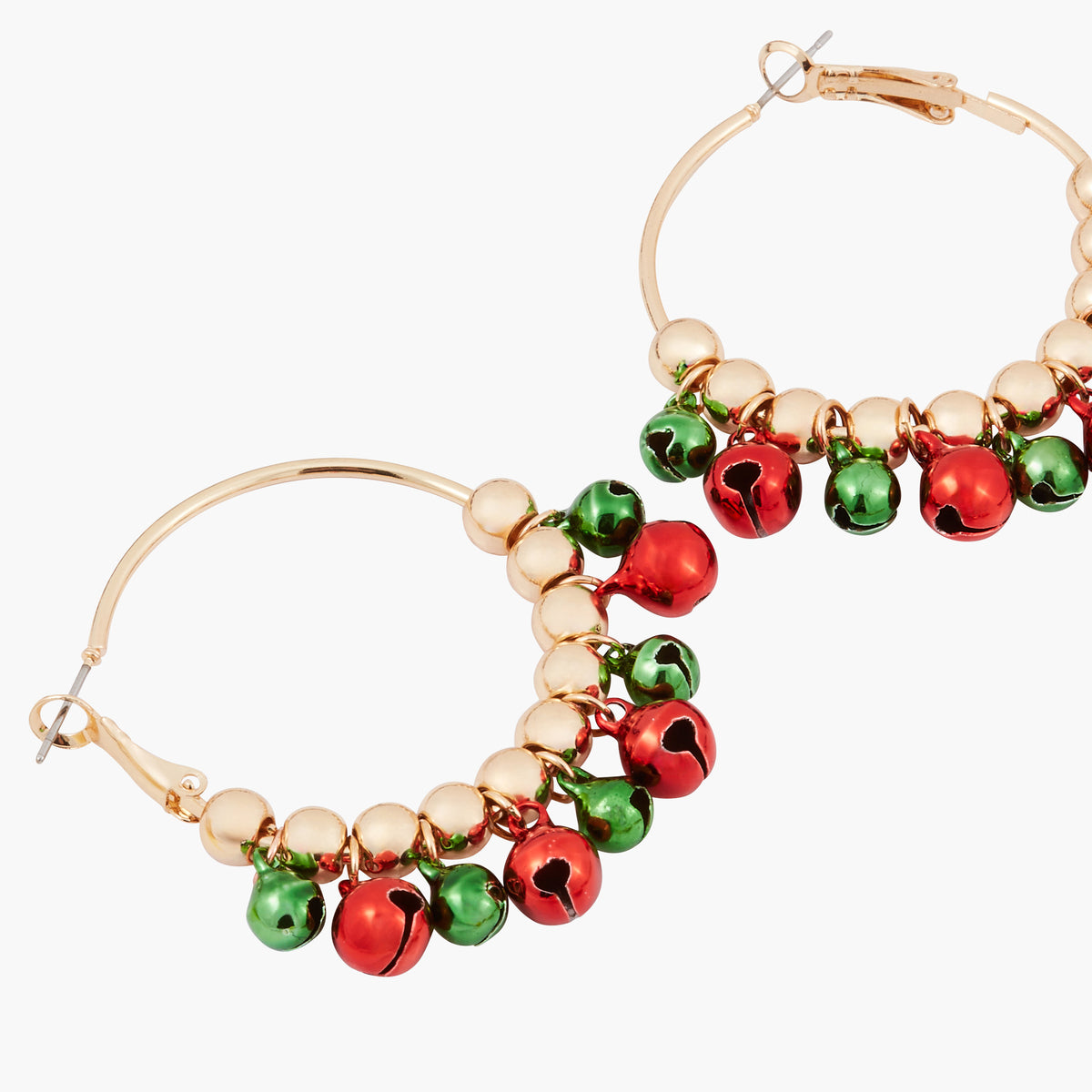 Créoles de Noël avec grelots