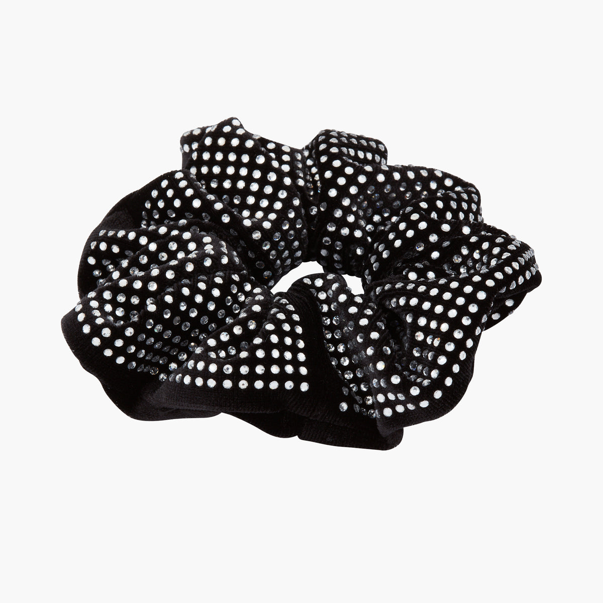 Chouchou noir à strass