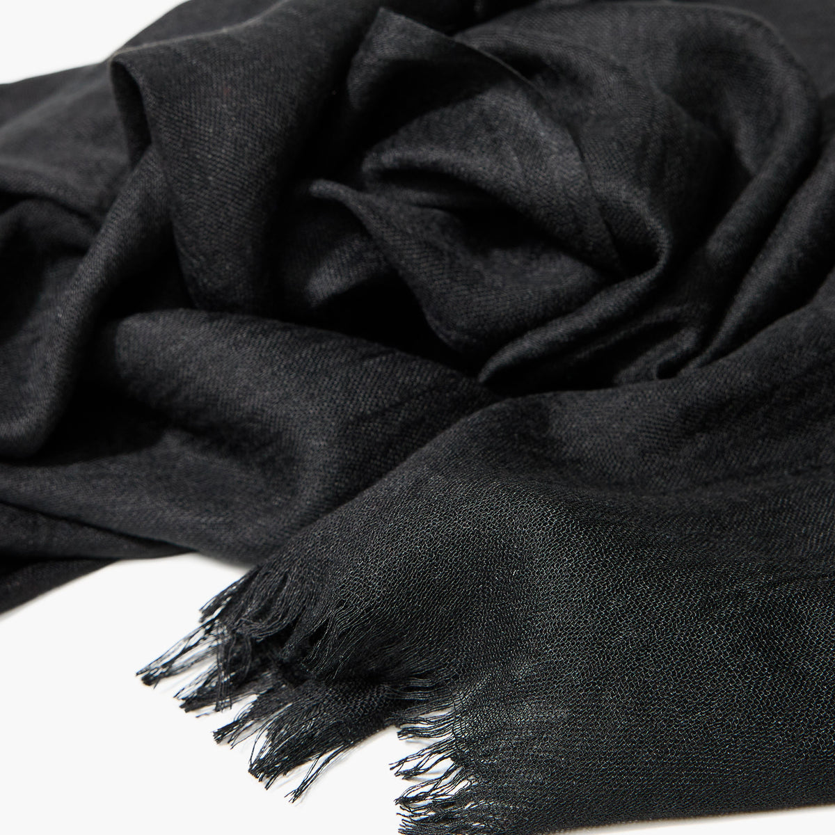 Foulard uni noir