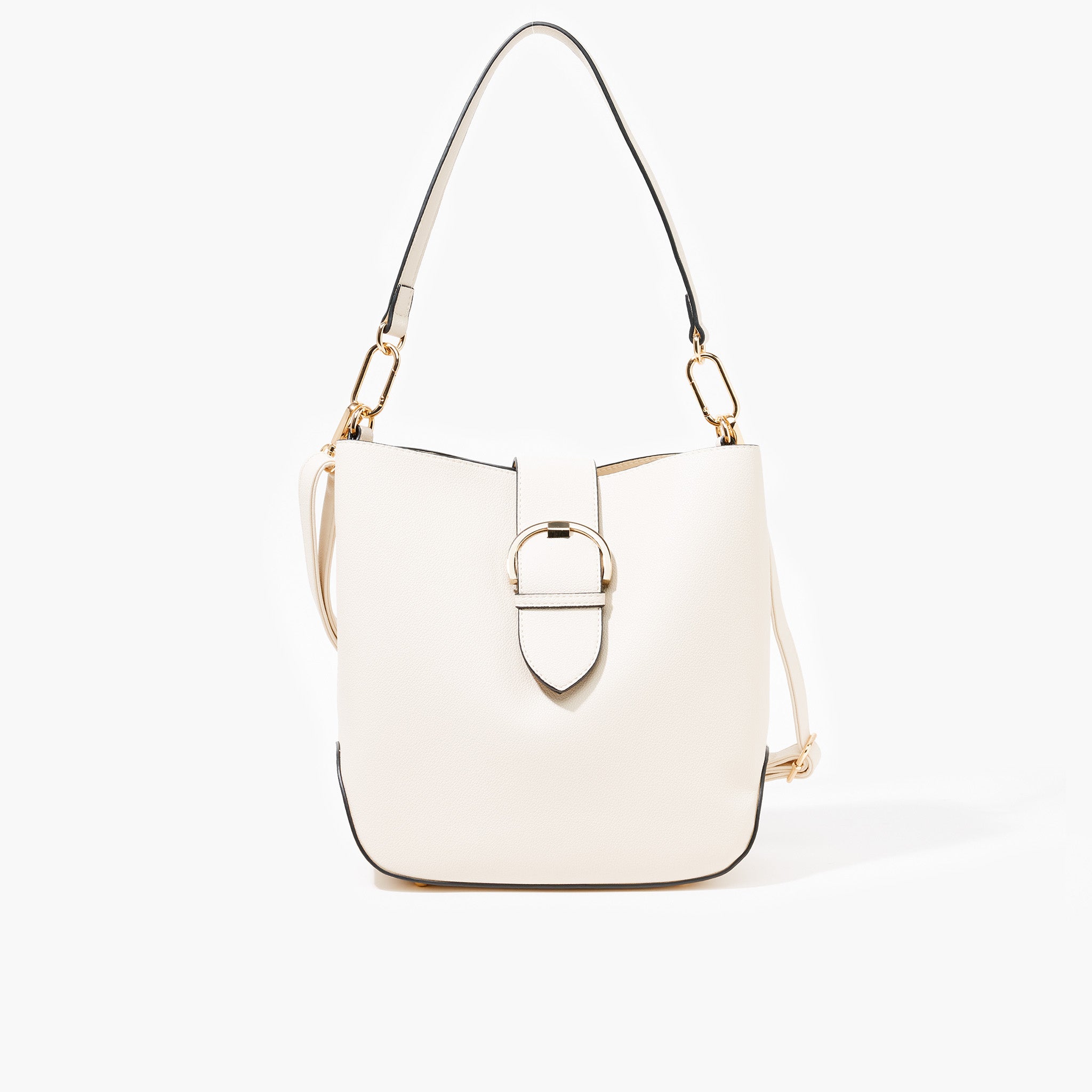 Sac porté épaule écru