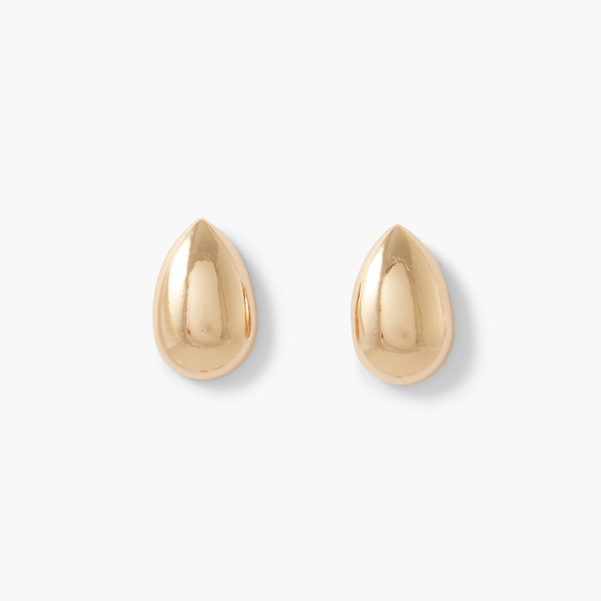 Boucles d'oreilles gouttes dorées
