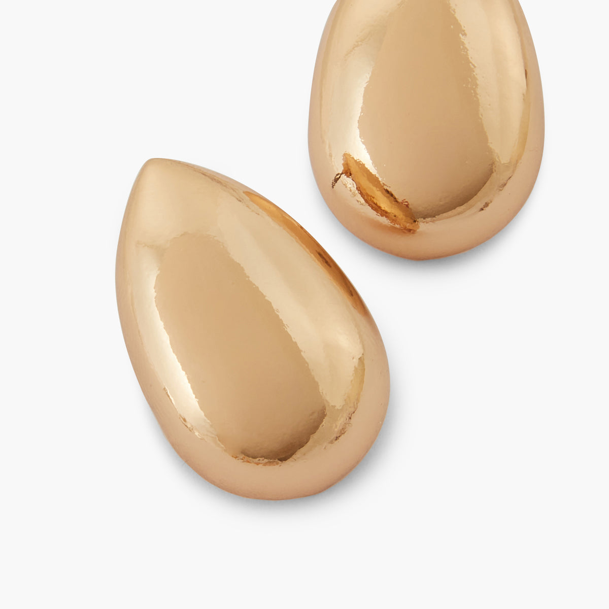 Boucles d'oreilles gouttes dorées