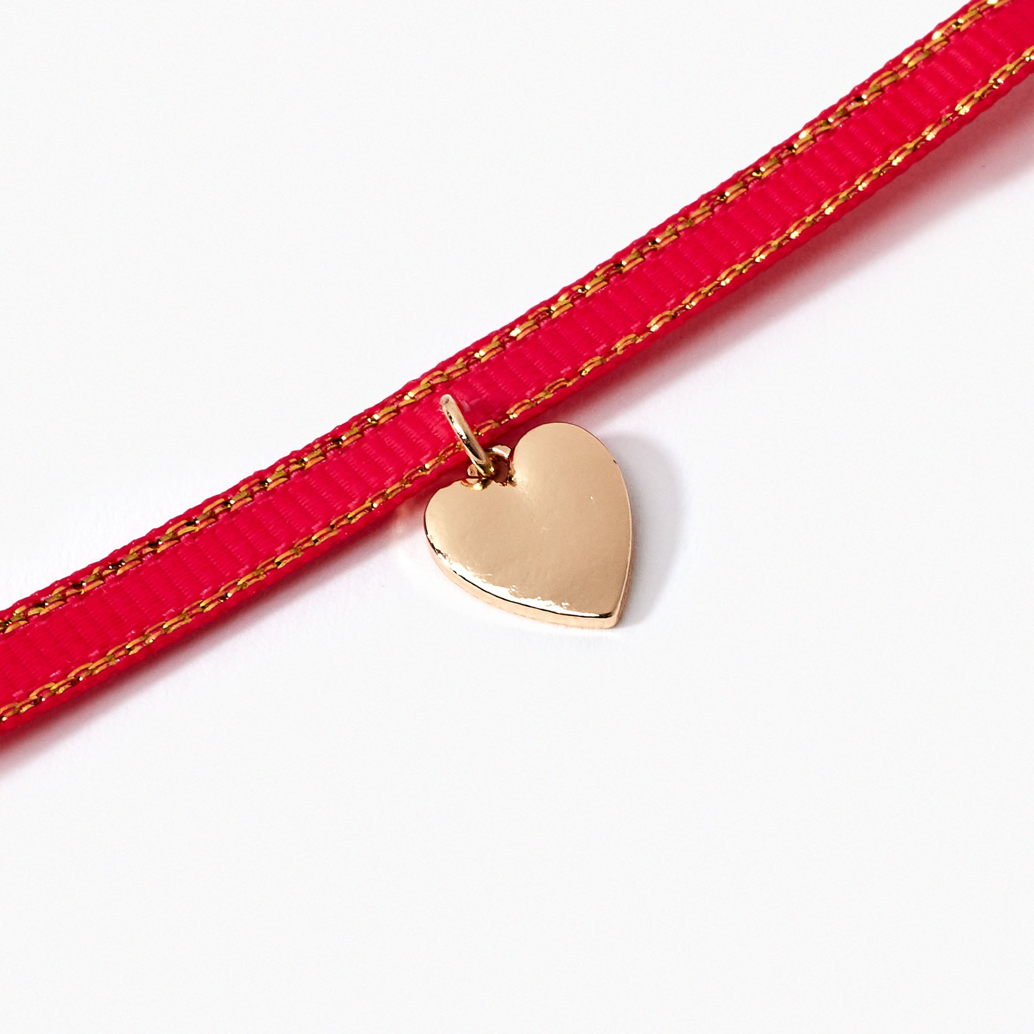 Bracelet à vœux "Amour" médaillon cœur