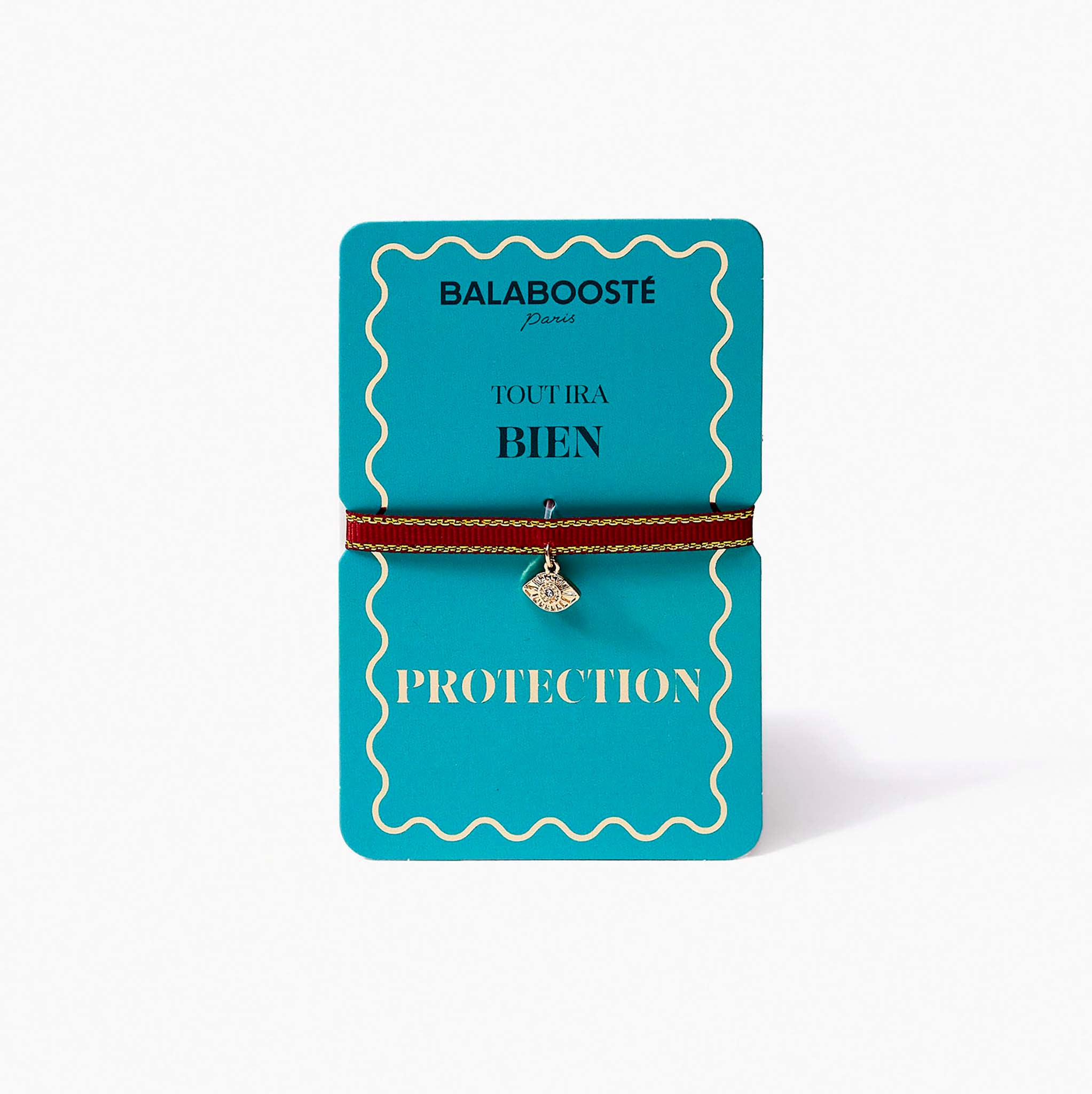 Bracelet à vœux "Protection" médaillon oeil