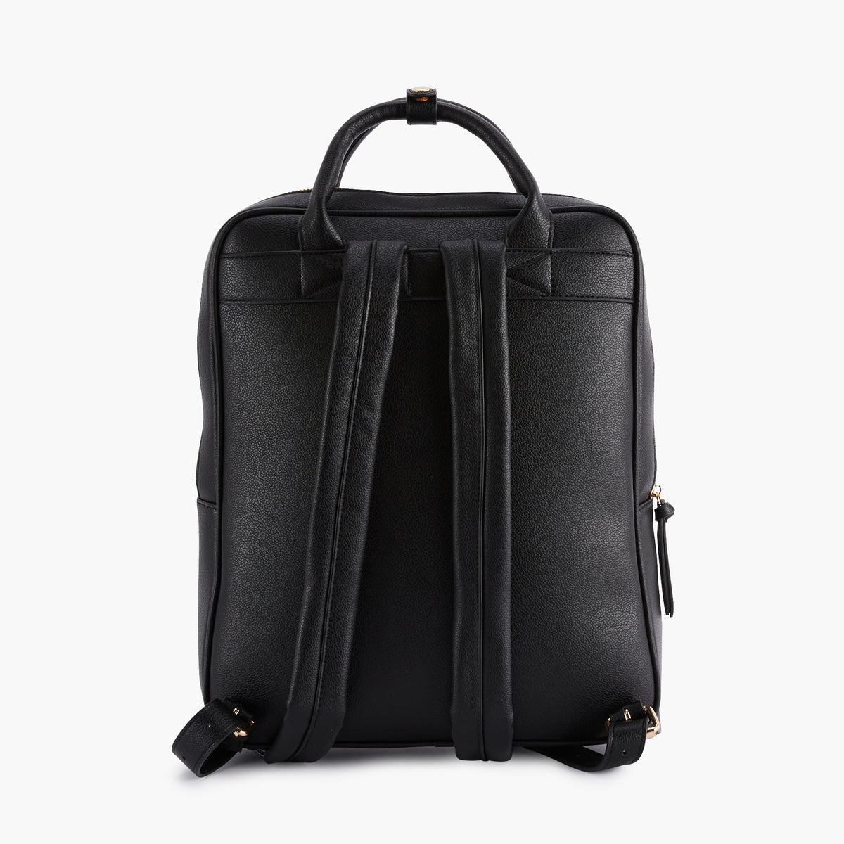 Sac à dos effet grainé noir