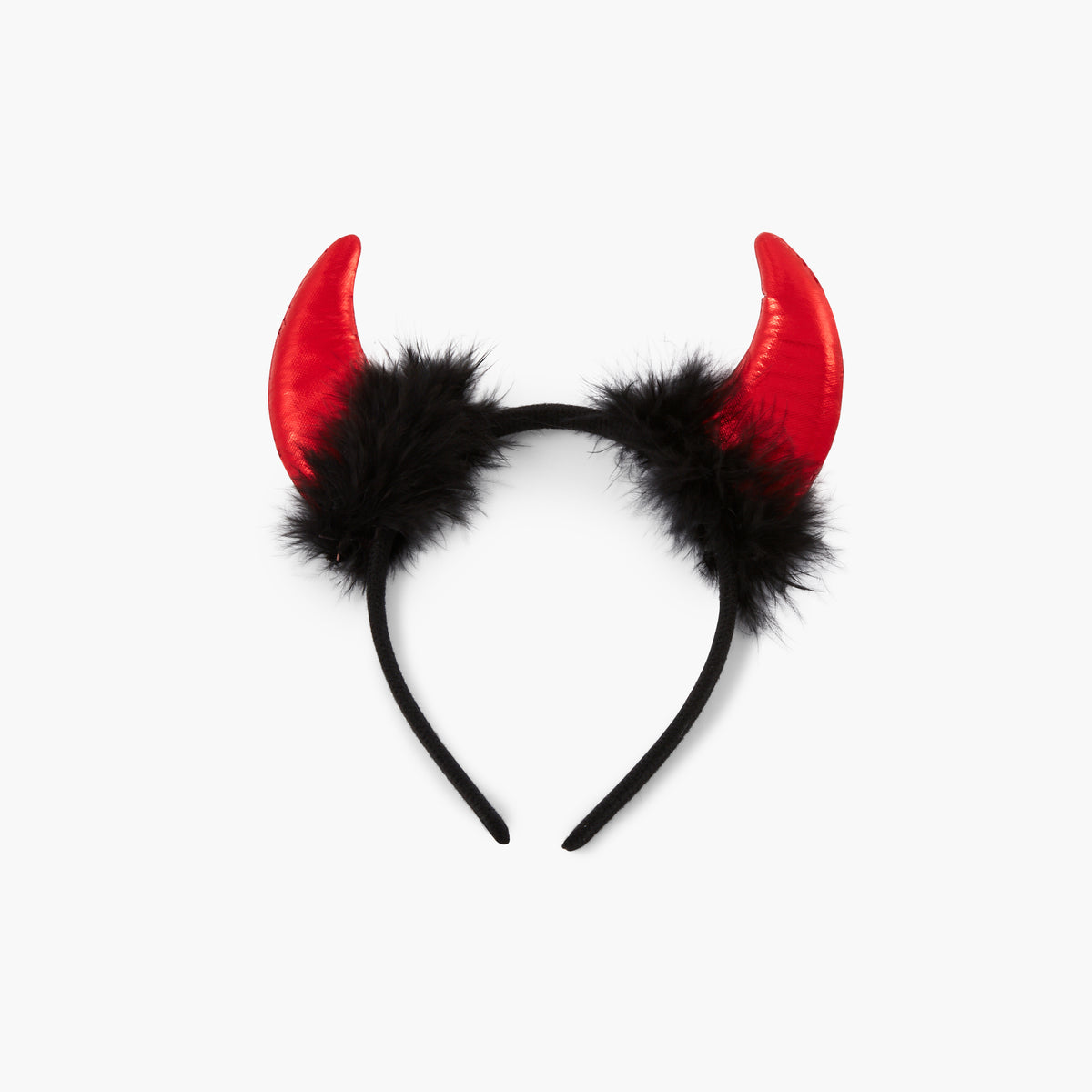 Serre-tête diable cornes rouges Halloween