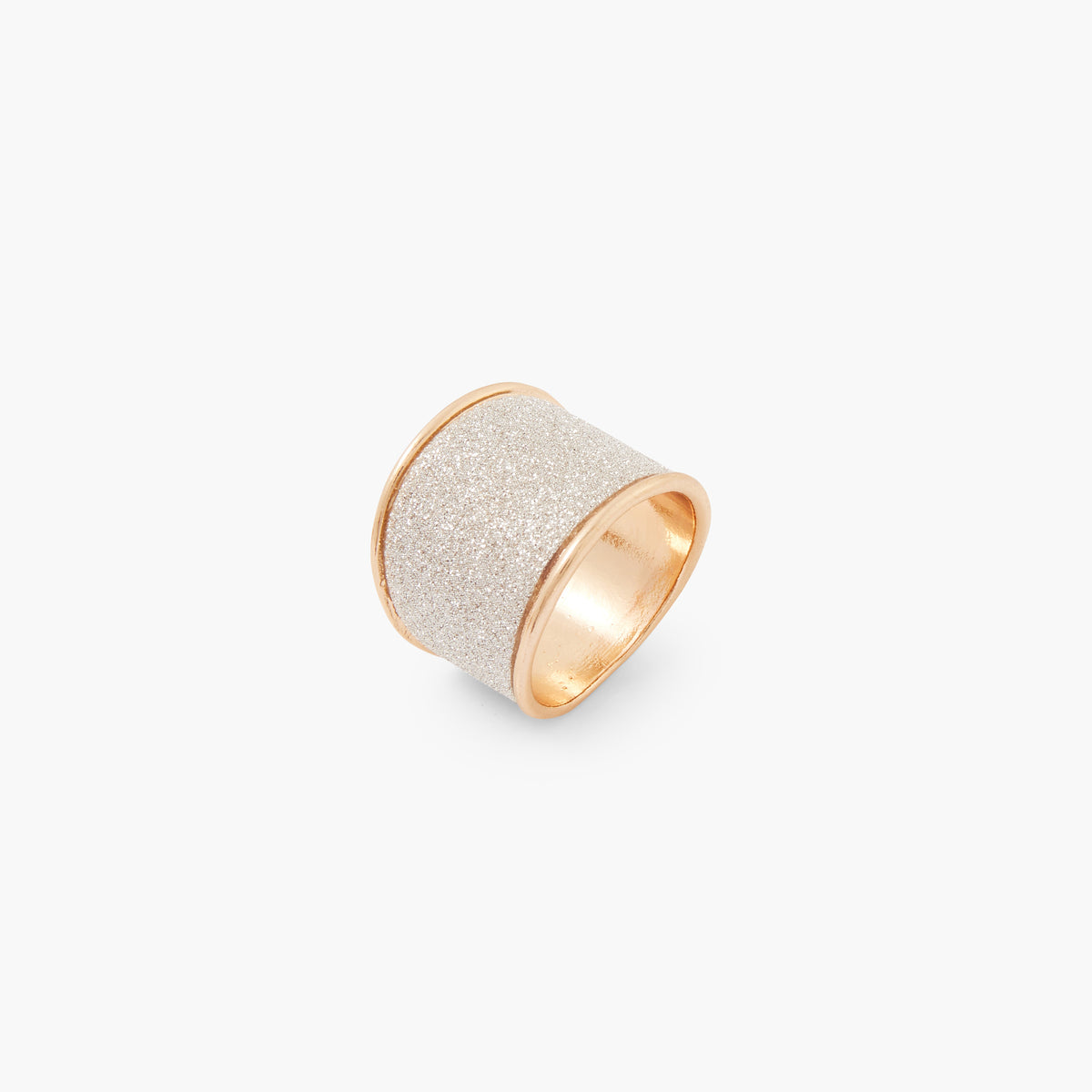 Bague large glitter