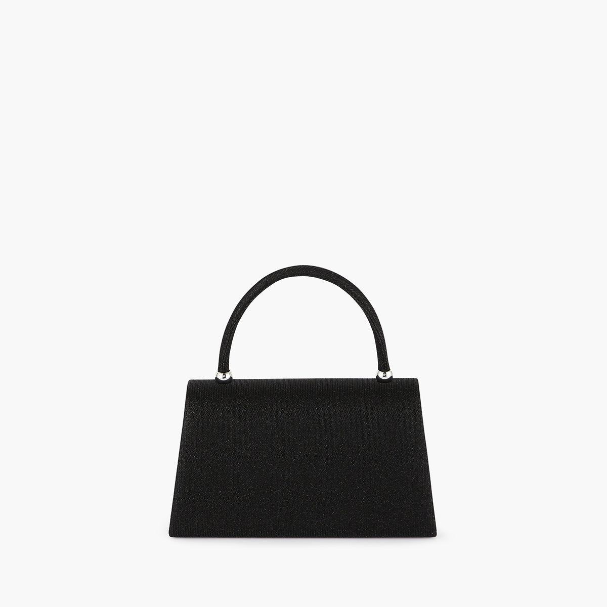 Petit sac à main noir à paillette avec noeud