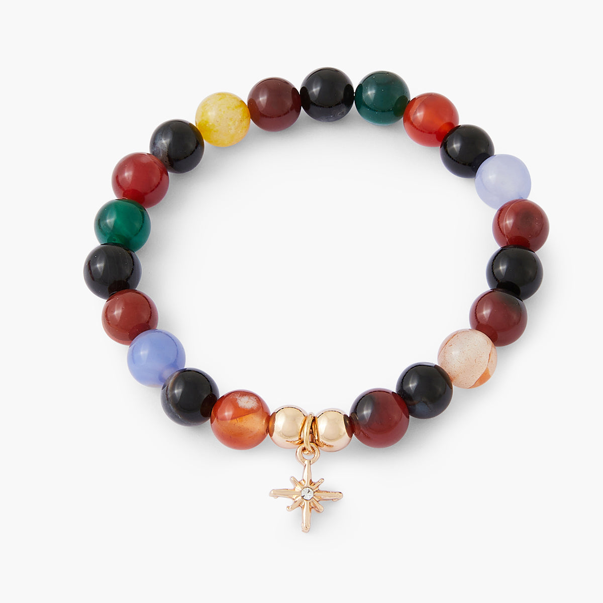 Bracelet élastique perles d'Agate