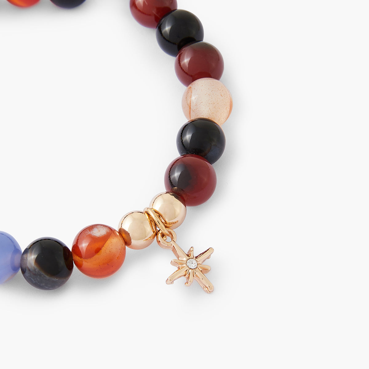 Bracelet élastique perles d'Agate