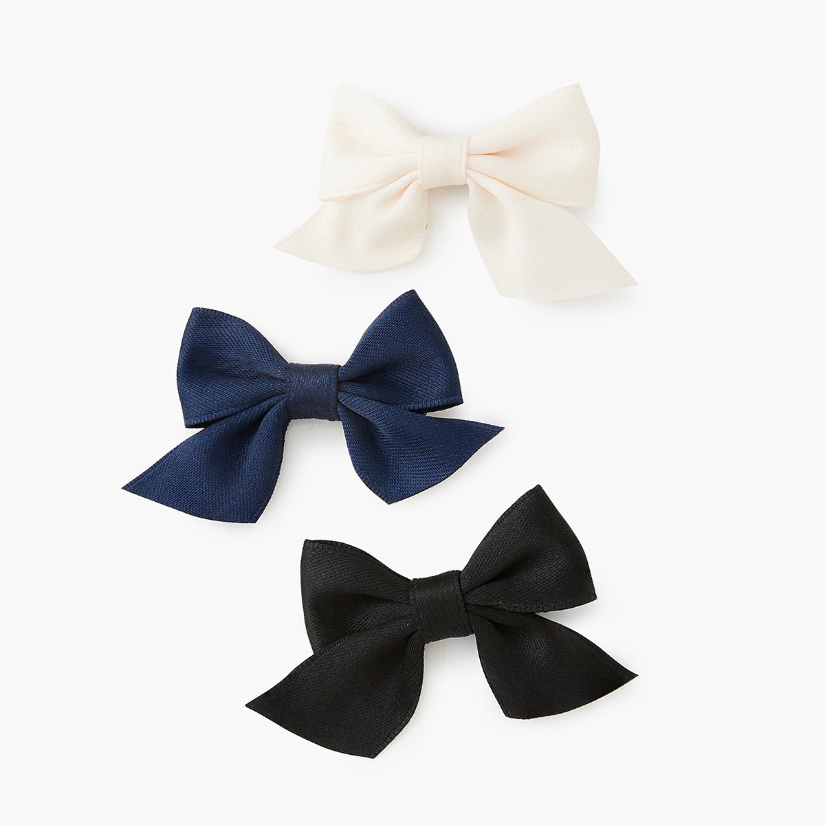 Set de 3 petites pinces nœuds