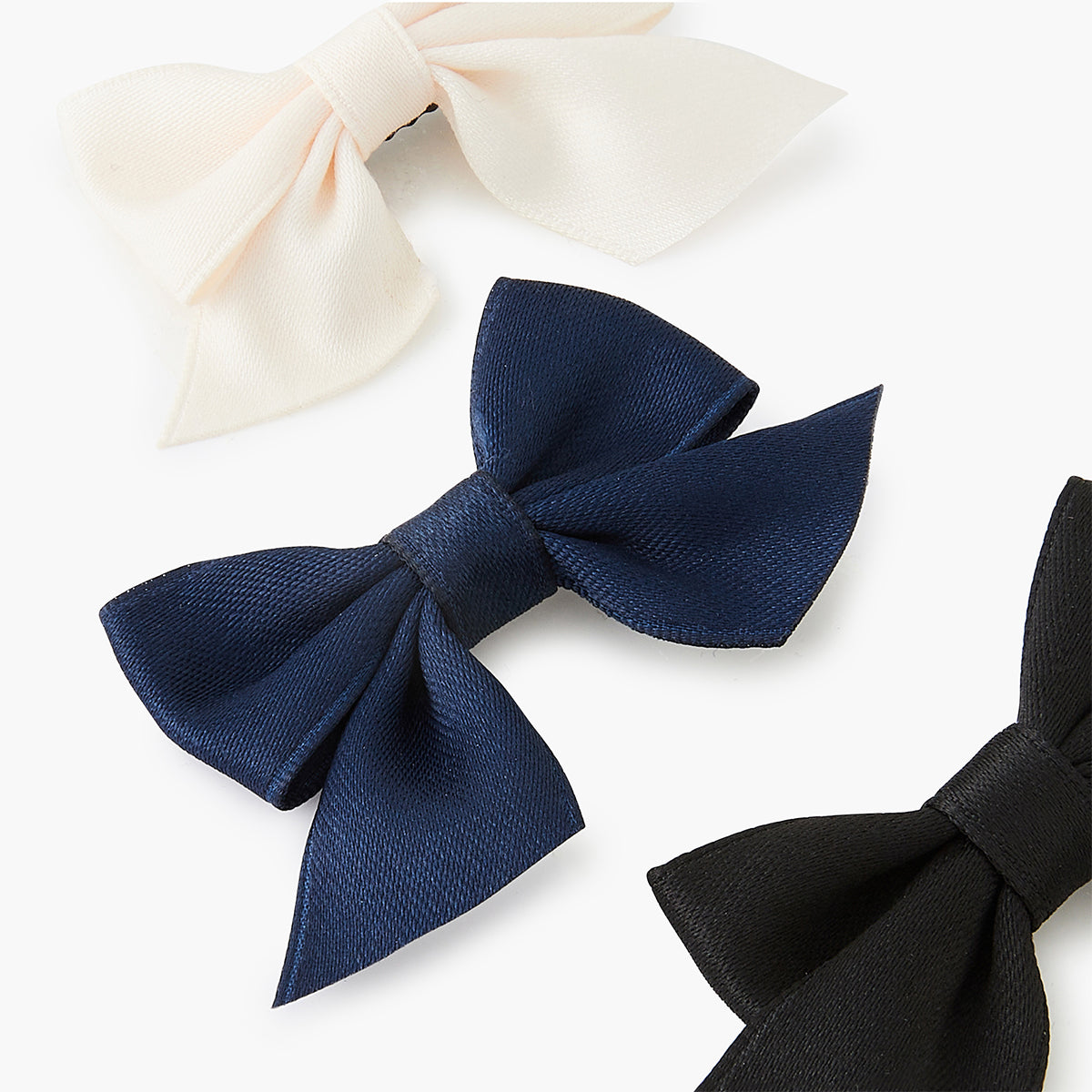 Set de 3 petites pinces nœuds