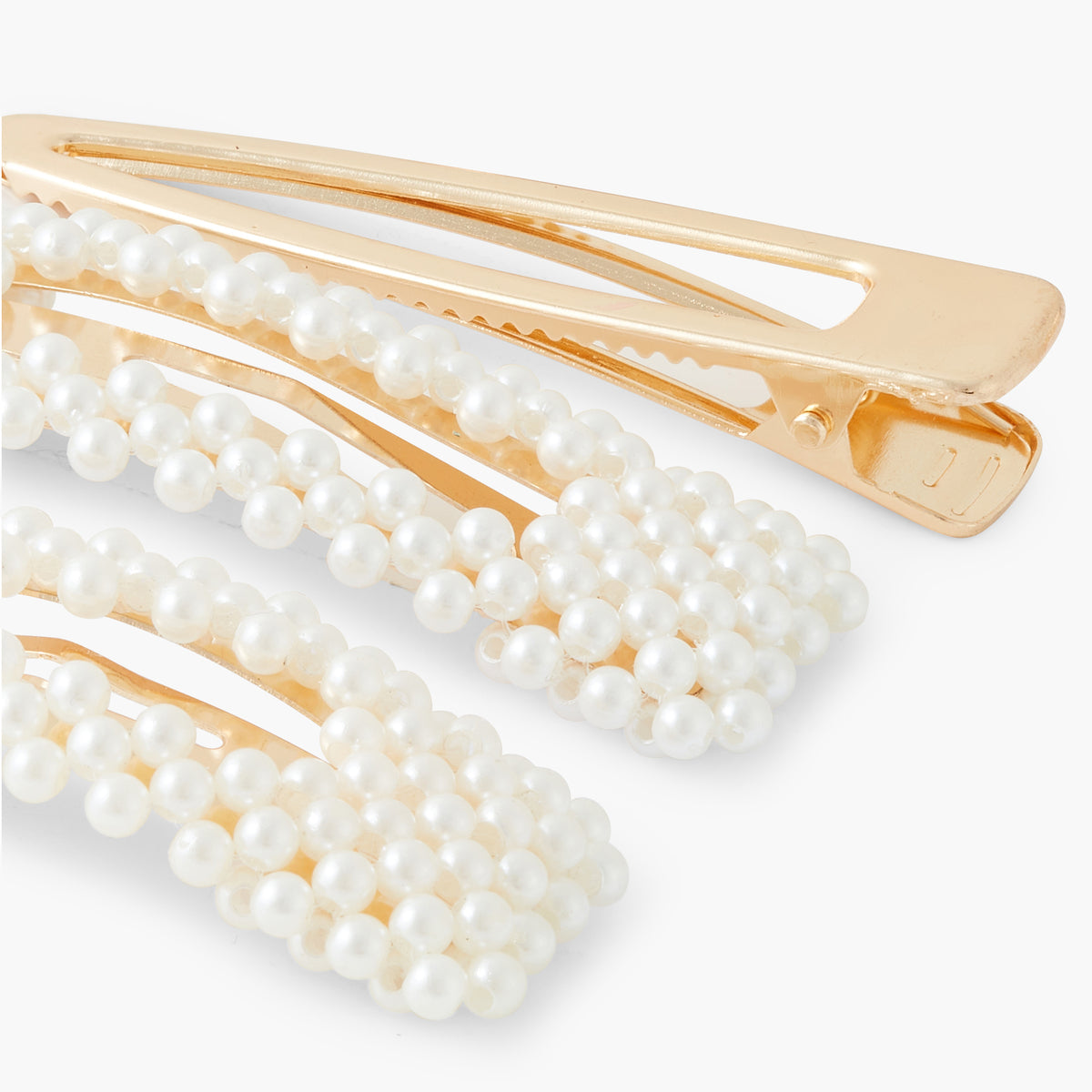 Set de 3 barrettes à perles