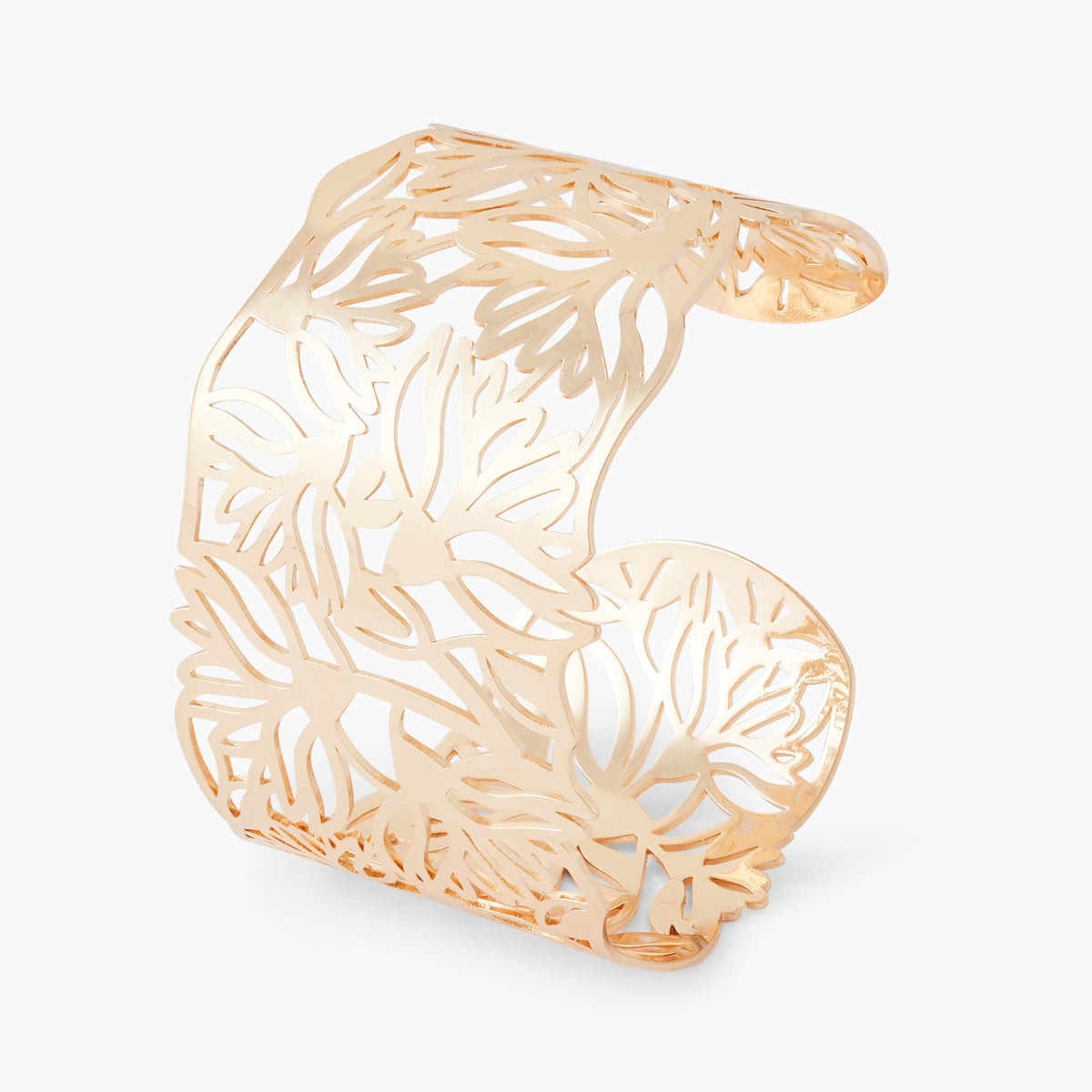 Manchette fleur en filigrane