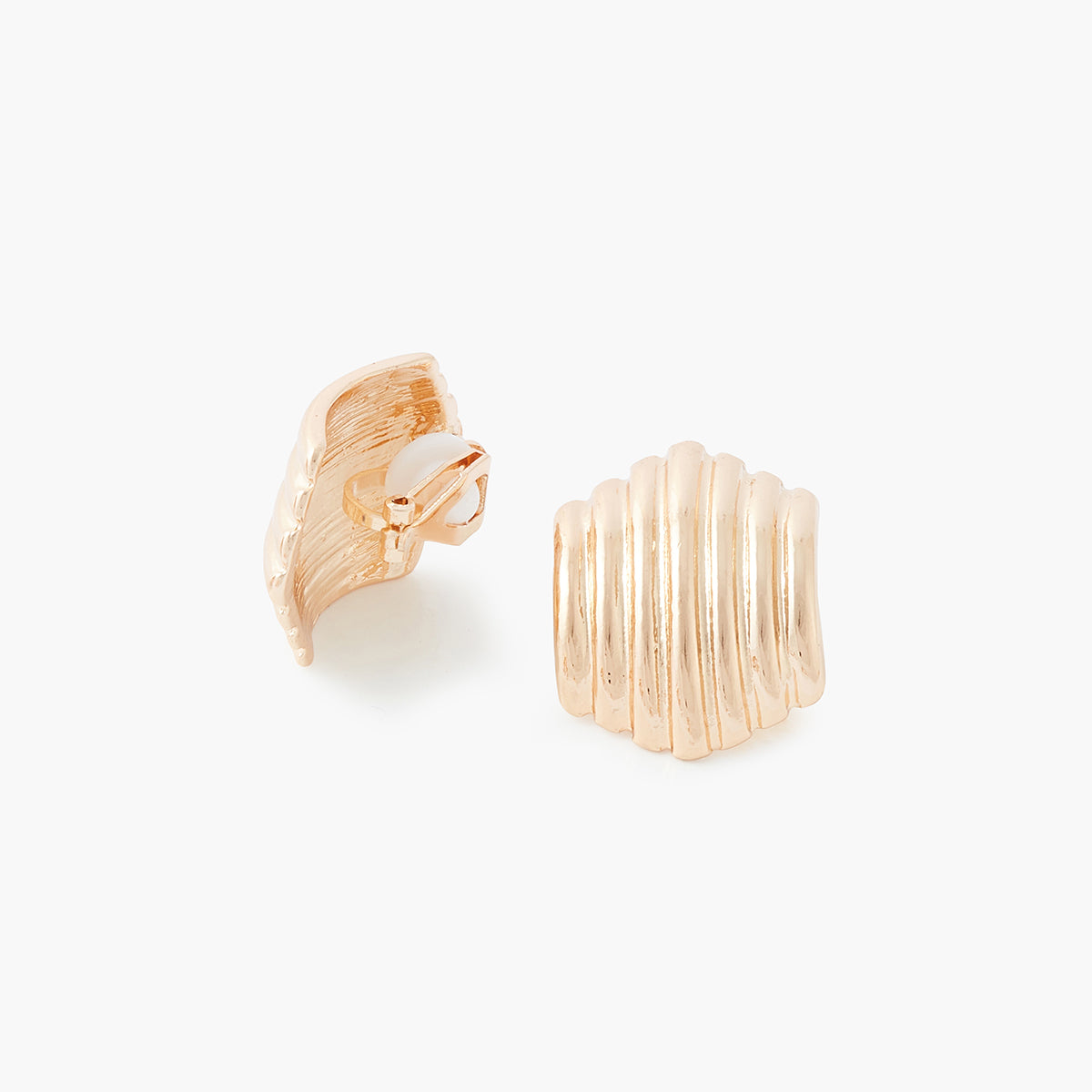 Boucles d'oreilles carrées à clips