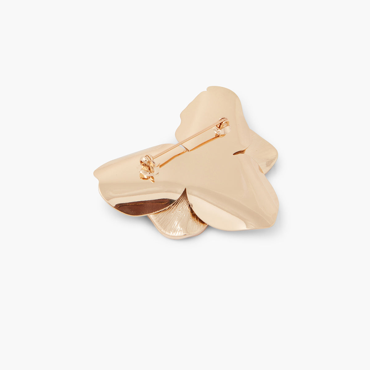 Broche fleur noir et doré