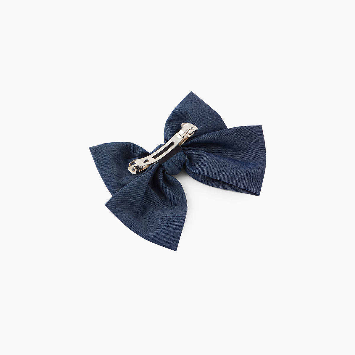 Barrette nœud jeans